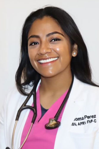 Meet Paloma Perez, MSN, APRN, FNP-C, a nurse practioner with Woodrome Medical, PA, Livingston, Texas